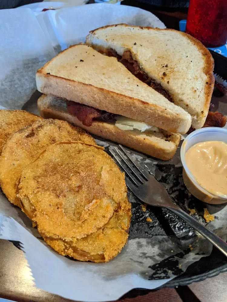 blt and Fried Green Tomatoes